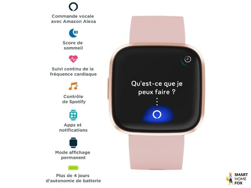 montre firbit versa 2 fonctions